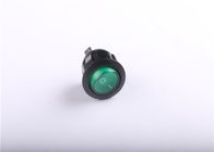 Interruptor de eje de balancín ligero verde del LED pequeño con vida eléctrica de 10000 ciclos